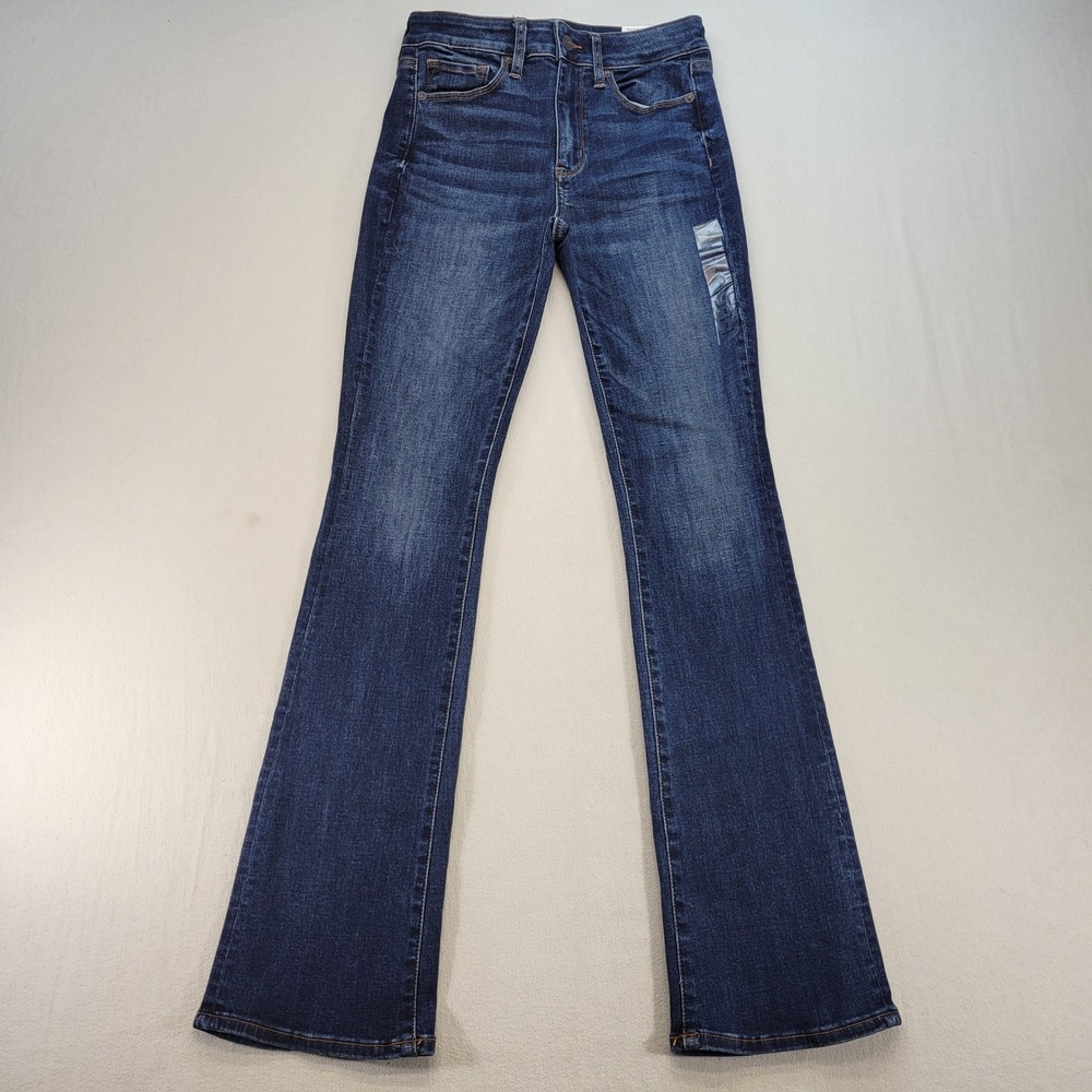 American Eagle Jeans Womens 2 Blue Skinny Kick Next Level Stretch High Rise